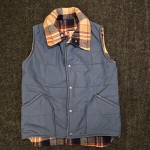 Vintage 1970s Golden Fleece Vest. Mens XL